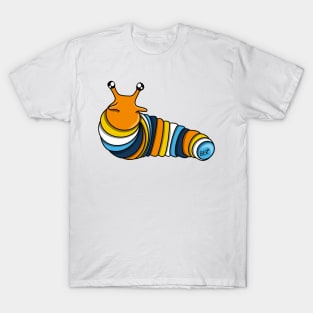 AroAce Pride Fidget Slug T-Shirt